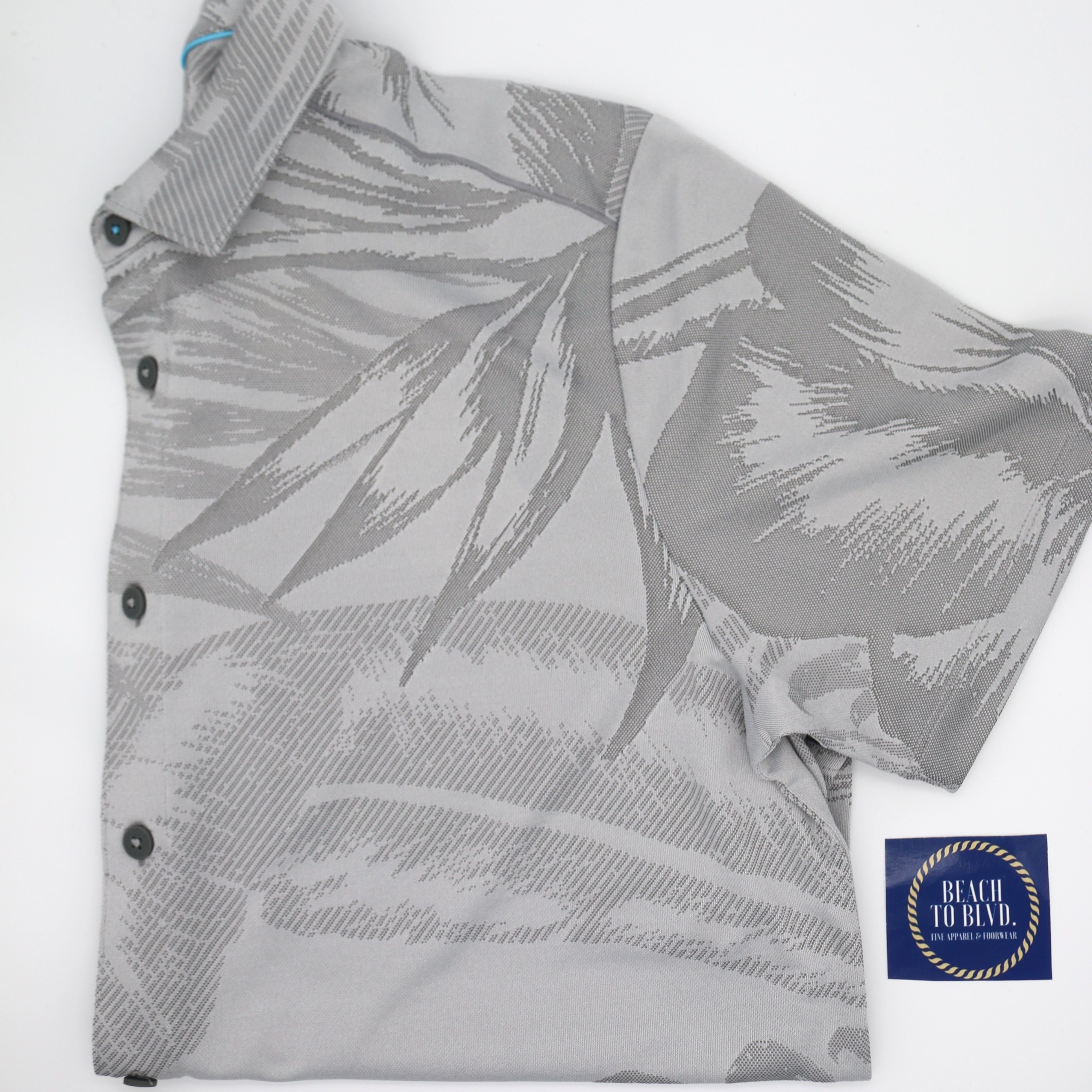 Tommy Bahama Palm Coast Fresco IslandZone Knit Camp Shirt - BeachToBlvd