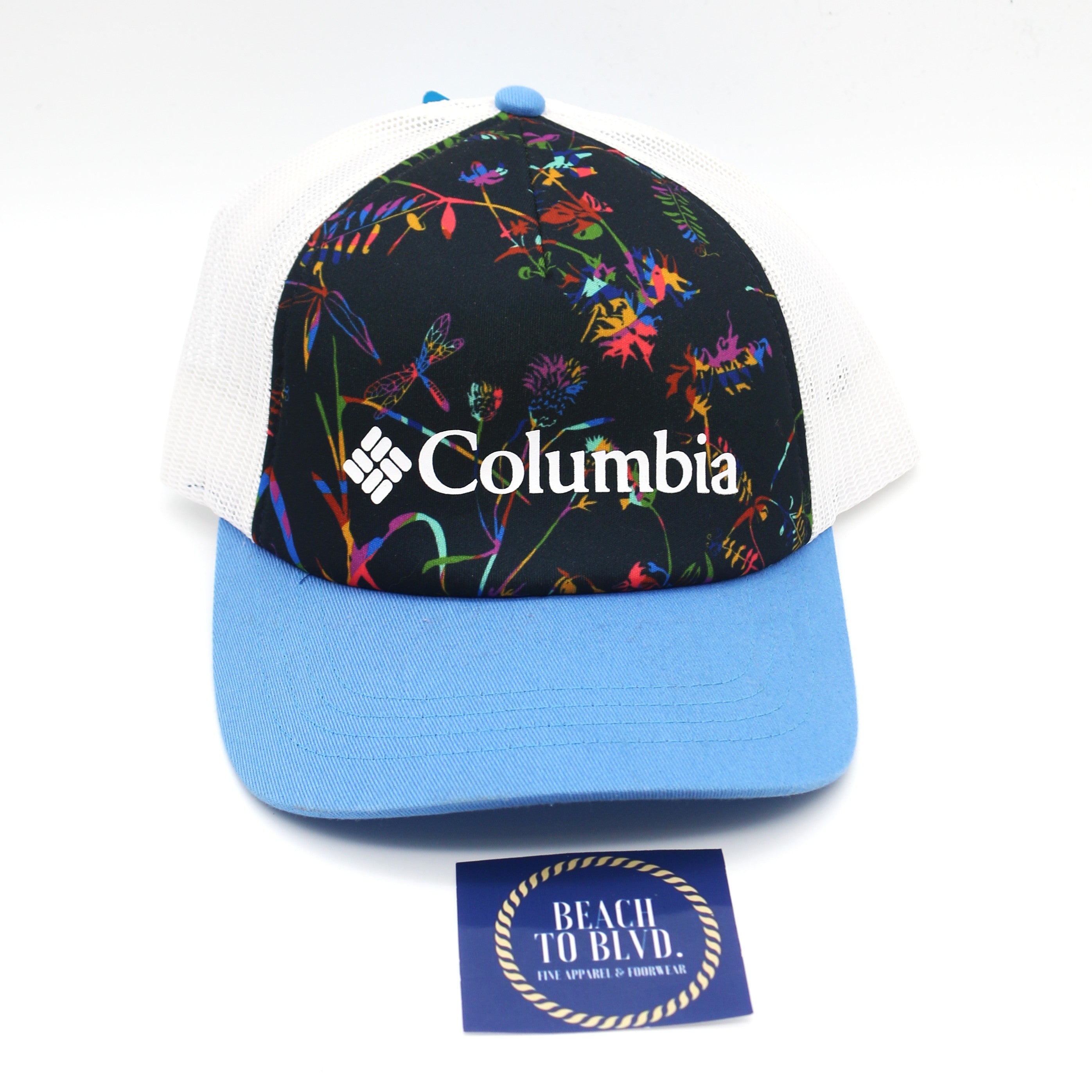 Columbia Women’s Mesh Hat II Snap Back - Dark Nocturnal Art Bouquet, One Size - BeachToBlvd