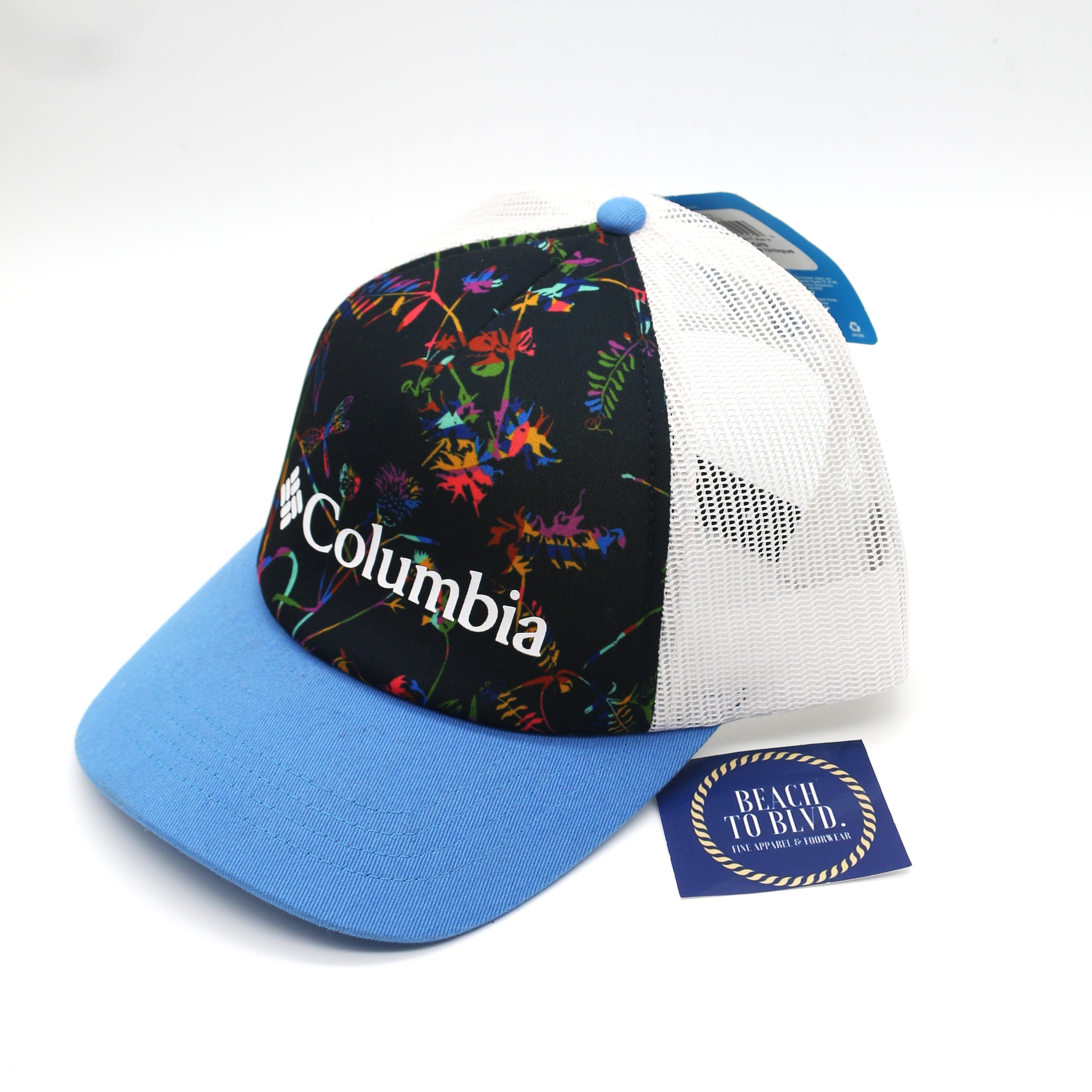 Columbia Women’s Mesh Hat II Snap Back - Dark Nocturnal Art Bouquet, One Size - BeachToBlvd