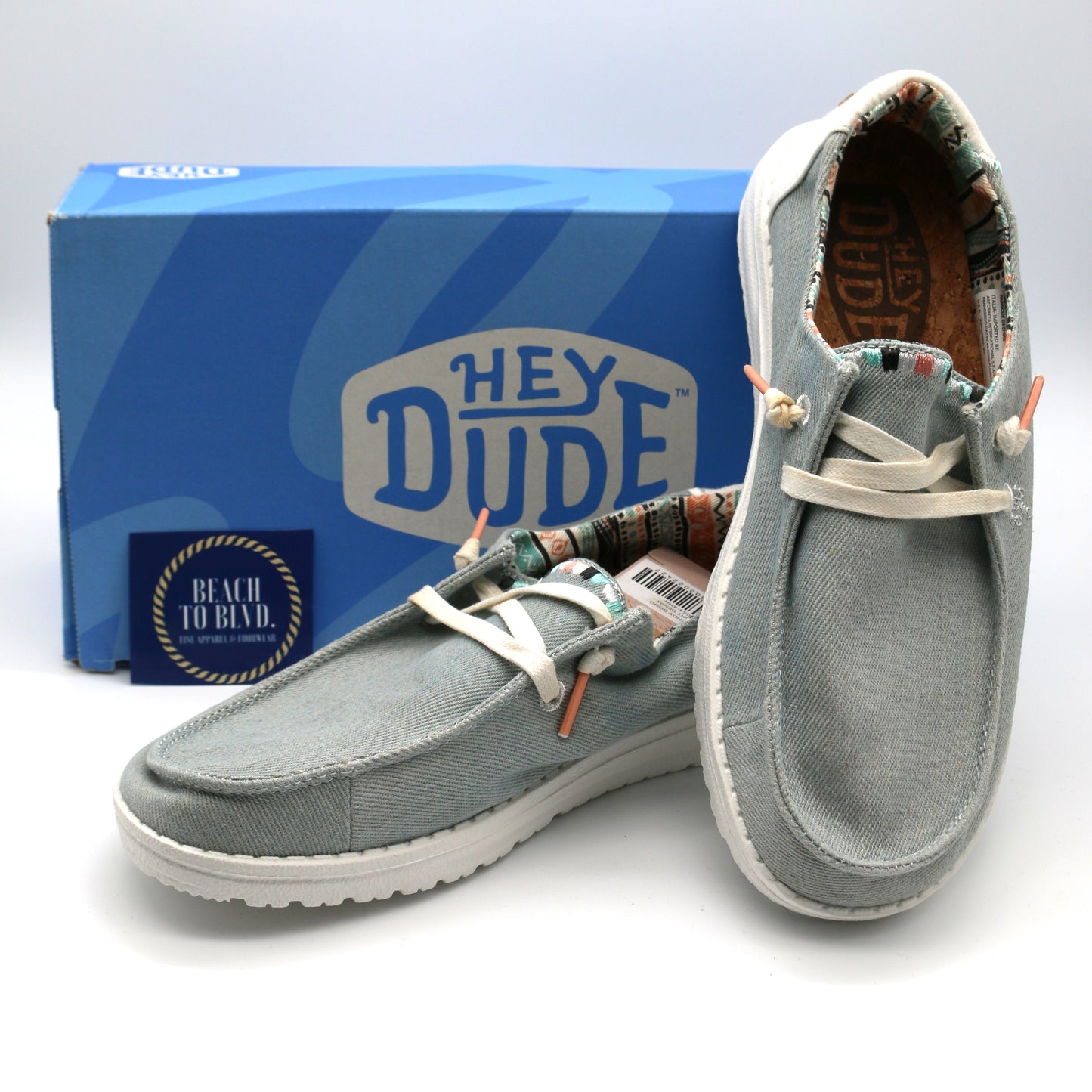 Heydude Wendy Boho Light Denim Women's Shoes