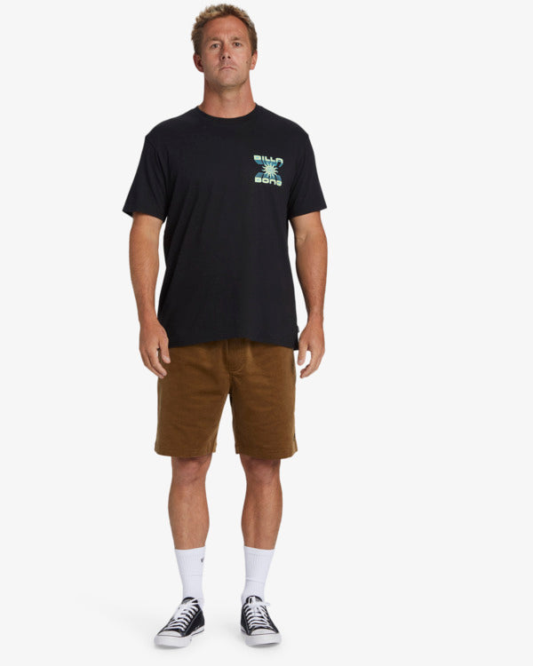 Billabong Men's Fractal Short Sleeve T-Shirt - Black