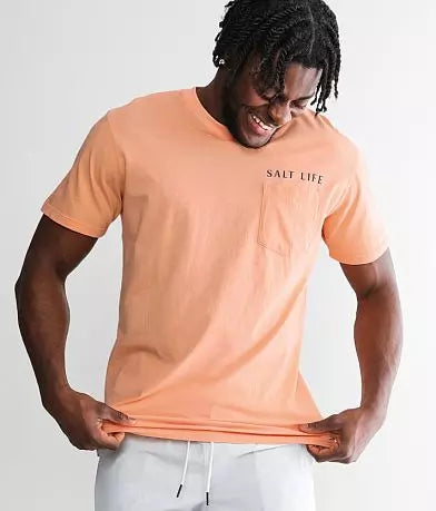 SALT LIFE Diamond Bill T-Shirt- BLUE - BeachToBlvd