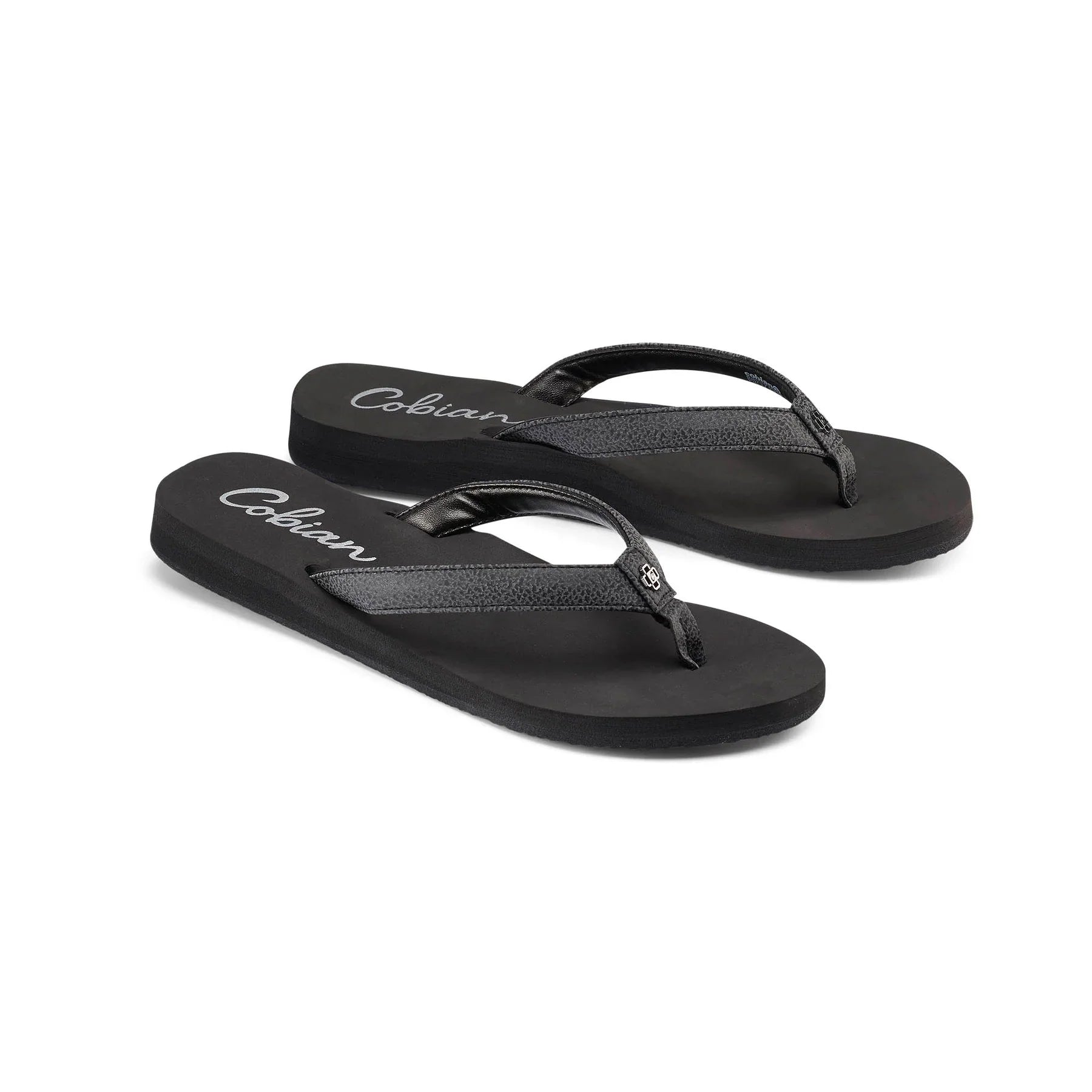 Cobian Women's Skinny Bounce Sandal -Charcoal - BeachToBlvd