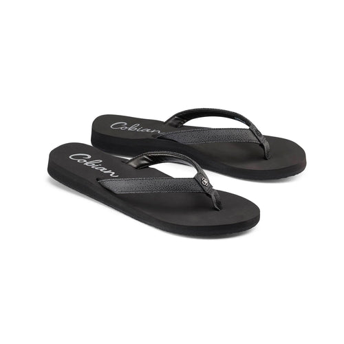 Cobian Women's Skinny Bounce Sandal -Charcoal - BeachToBlvd