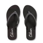Cobian Women's Skinny Bounce Sandal -Charcoal - BeachToBlvd