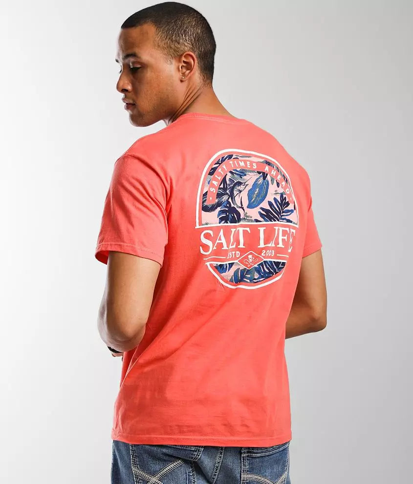 SALT LIFE Paradise Seas T-Shirt- ROYAL BLUE - BeachToBlvd