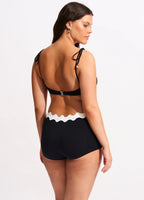 Seafolly Gia Ric Rac Bustier Bandeau Swim Top
