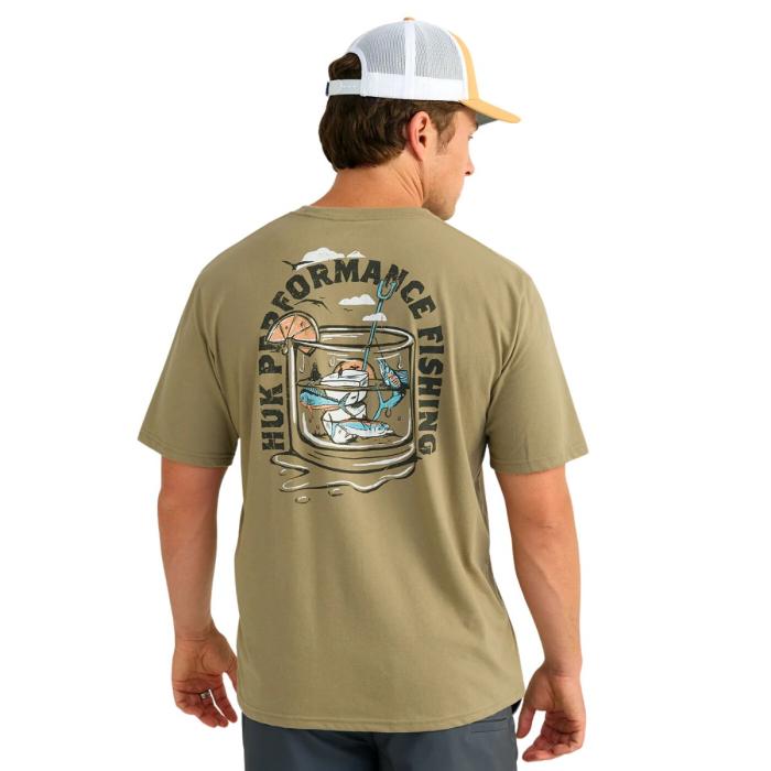 HUK Men's Marlin On Ice Tee - BeachToBlvd