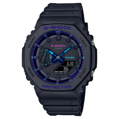 Casio G-Shock GA2100VB-1A Analog-Digital Men's Watch - Black