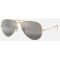 Ray-Ban Aviator Polarized Chromance Sunglasses - Legend Gold Frame - Grey Lens