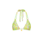 Kulani Kinis Halter Bralette Bikini Top - Wildflower - BeachToBlvd