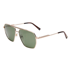 I-SEA Piper Women's Polarized Sunglasses - Gold Frame/Green Lens