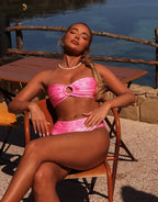 Kulani Kinis Strapless Bandeau Bikini Top- Rose Quartz
