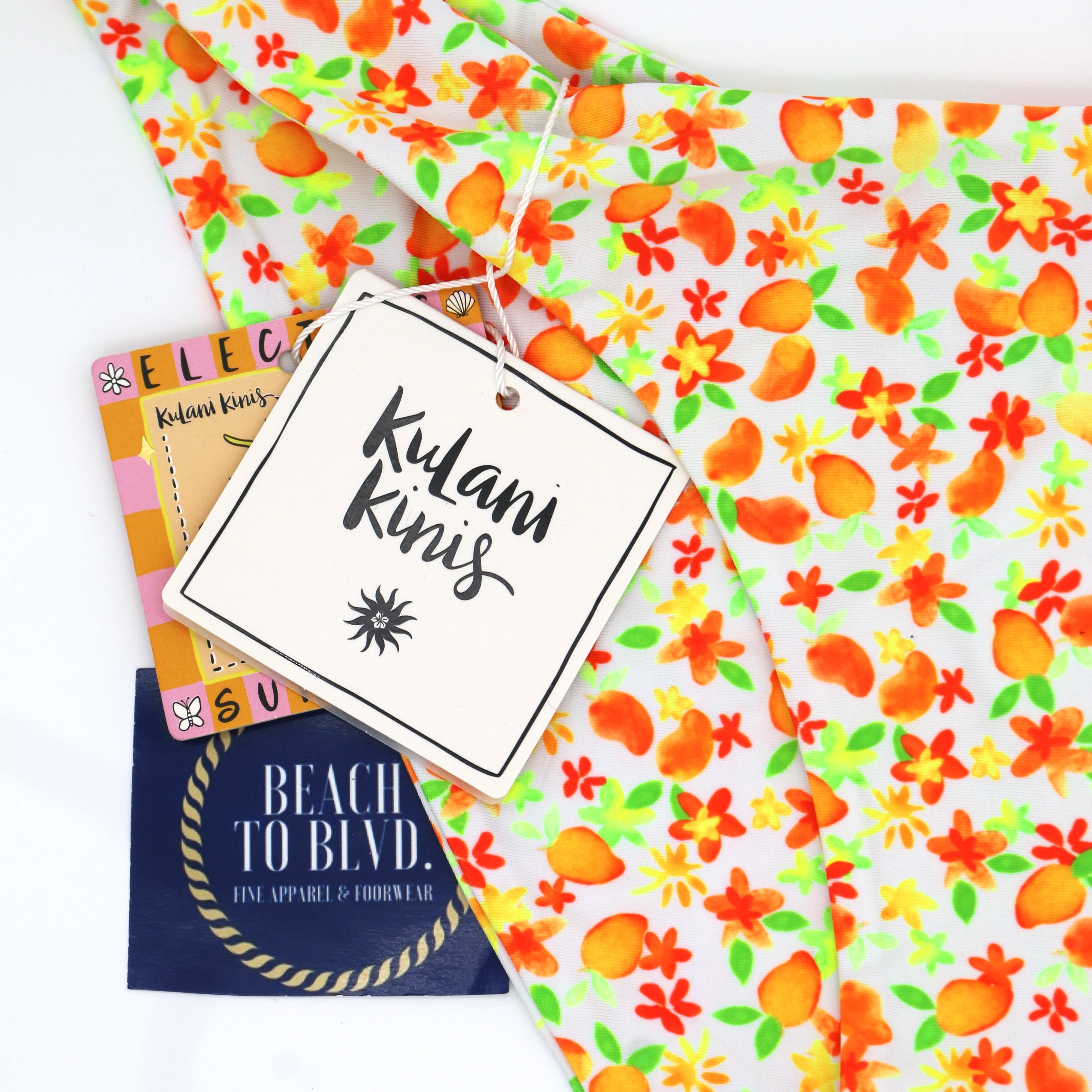 Kulani Kini Minimal Full Coverage Bikini Bottom- Coco Mango