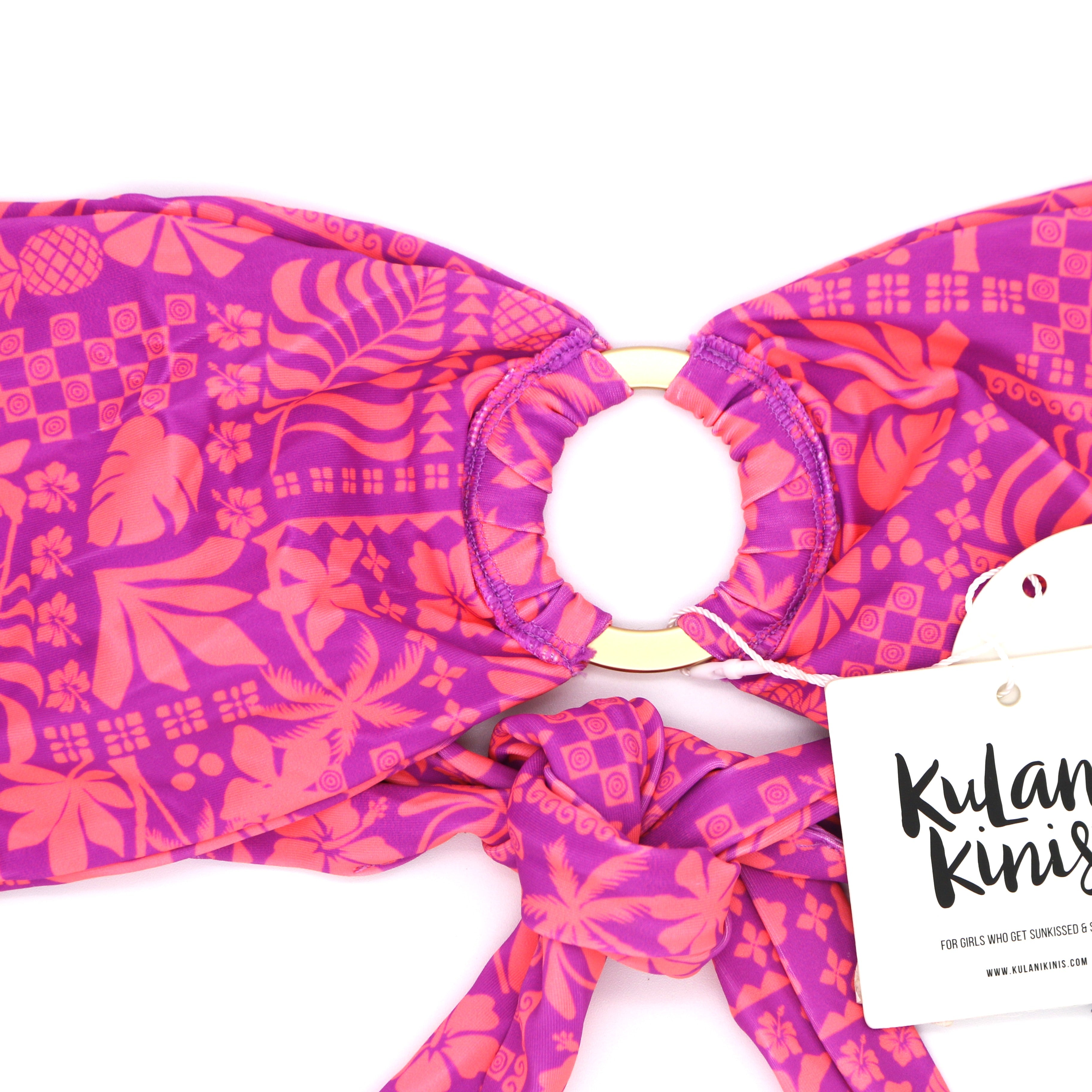 Kulani Kinis Strapless Bandeau Bikini Top- La Isla