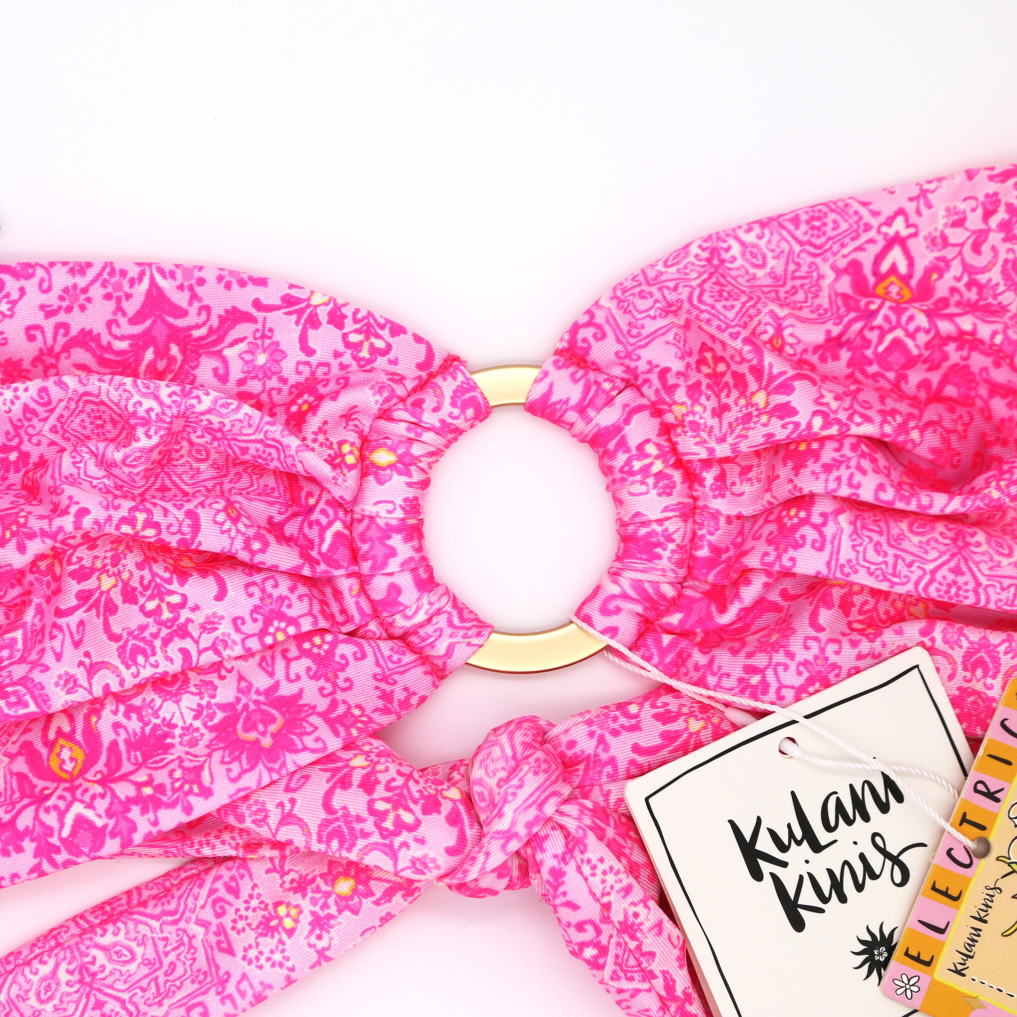 Kulani Kinis Strapless Bandeau Bikini Top- Rose Quartz