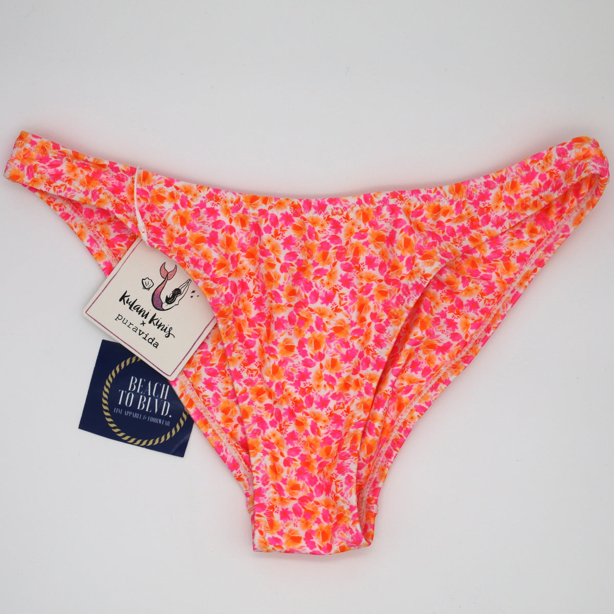 Kulani Kinis Vintage V Full Coverage Bikini Bottom- Sherbert Shimmer ...