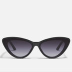 Quay Tempted Cat-Eye Sunglasses- Black Frame/Smoke Lens