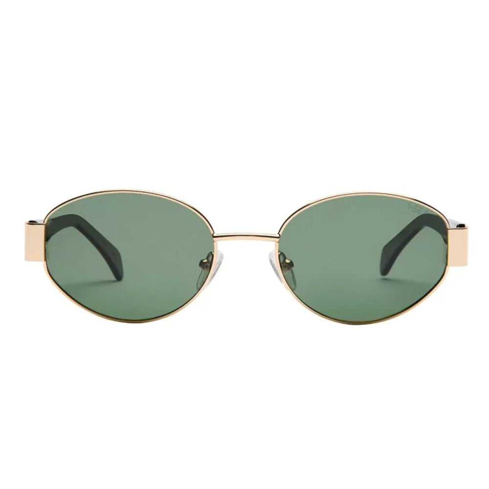 I-SEA Lennox Women's Polarized Sunglasses - Gold Frame/Green Lens