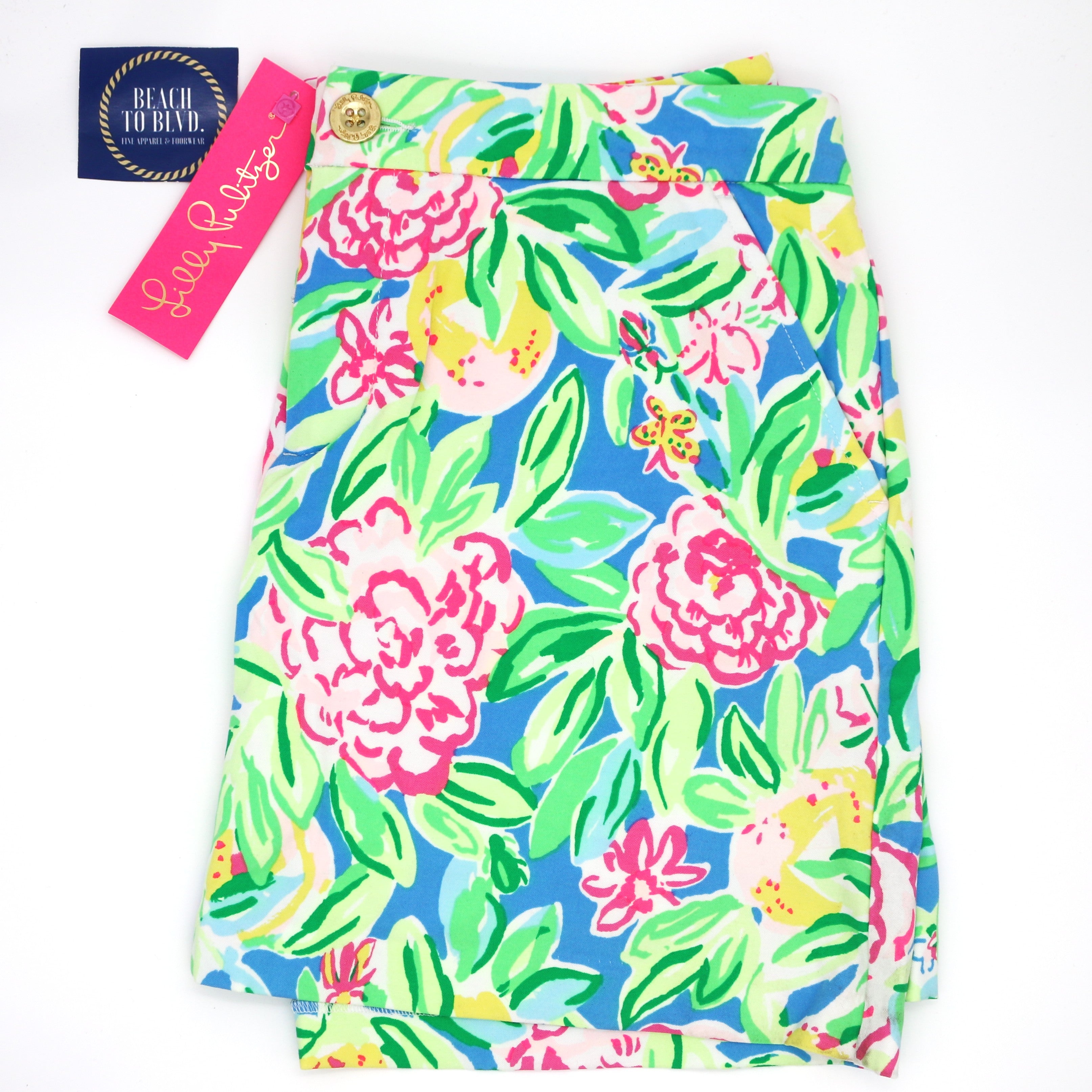 Lilly Pulitzer Colette Knit Skort - Multi Grove Garden - BeachToBlvd