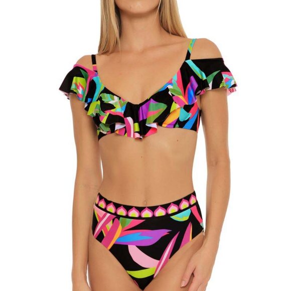 Trina Turk Birds Of Paradise Underwire Bikini Swim Top