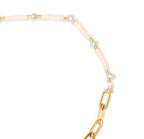 Salty Cali Mermaid Necklace Light Pink