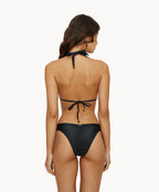 PQ Midnight Lace Halter Bikini Top - BeachToBlvd