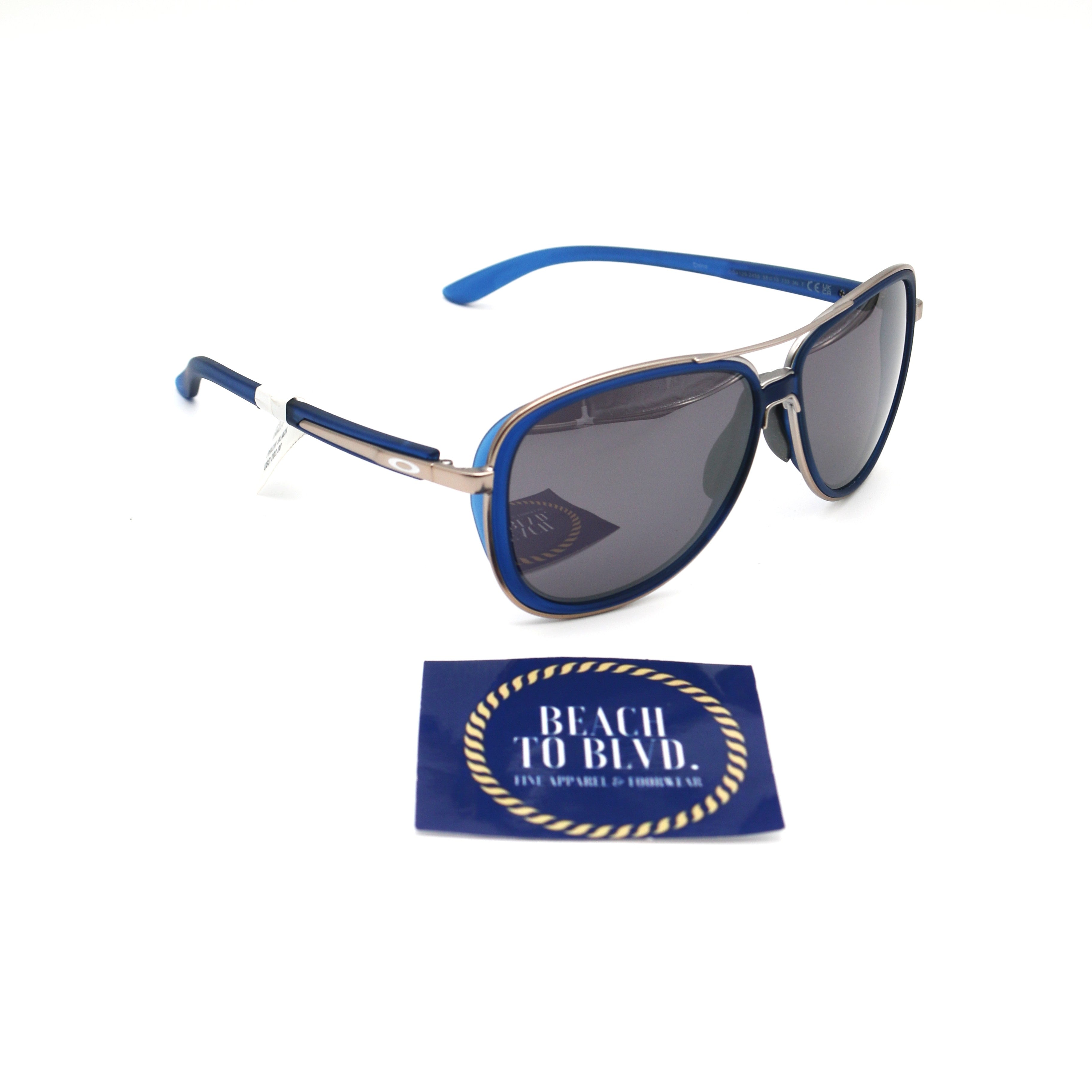 Oakley Split Time 0004129- Matte Transparent Blue/Prizm Black