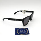 Oakley Frogskins Sunglasses - Matte Black Frame - Prism Black Polarized Lenses - BeachToBlvd