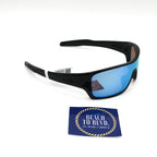 Oakley Turbine Rotor 0009307- Prizm deep water polarized Lenses, Polished black Frame