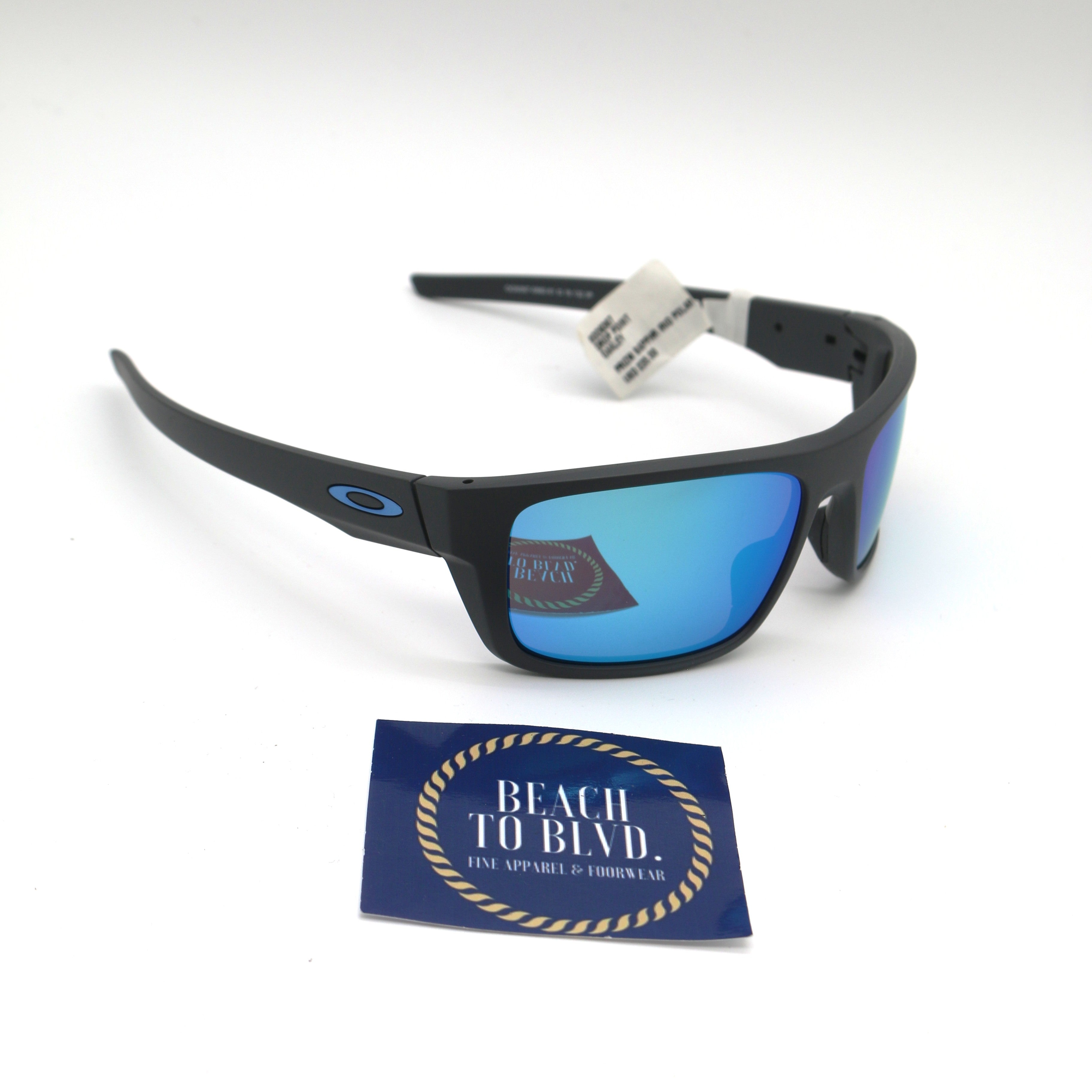 Oakley Drop Point 0009367- Matte Dark Grey / Prizm Sapphire Polarized Lens