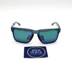 Holbrook™ XL 009417- Translucent Blue/ Green Lens