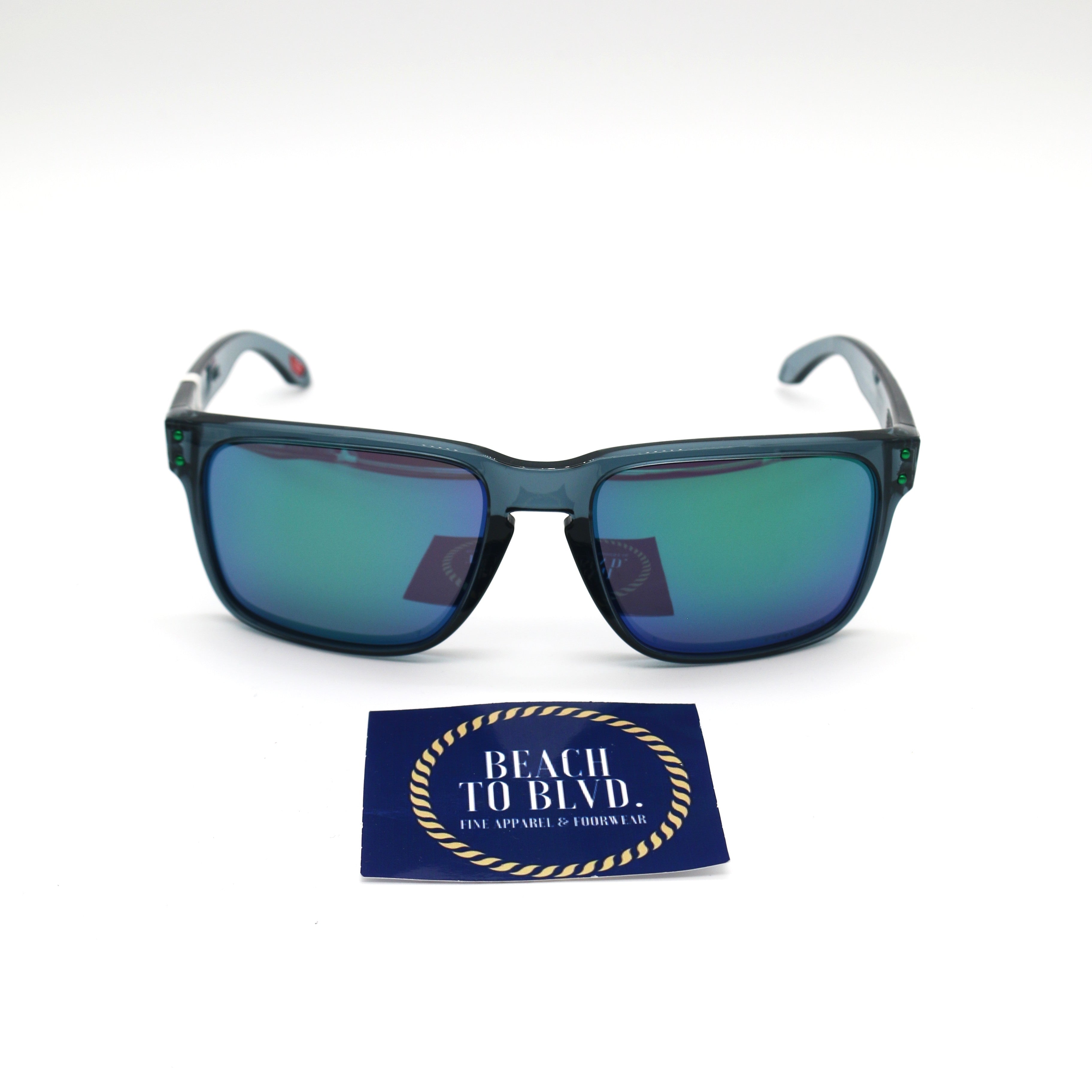 Holbrook™ XL 009417- Translucent Blue/ Green Lens