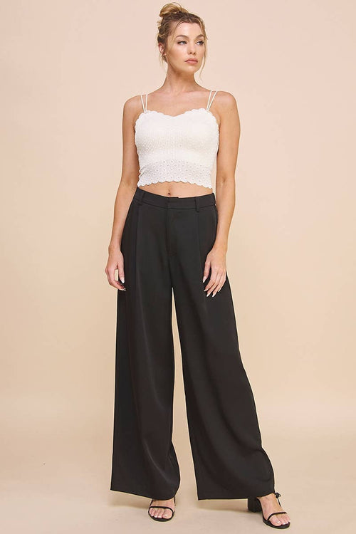 Allie Rose Off White Lace Bralette