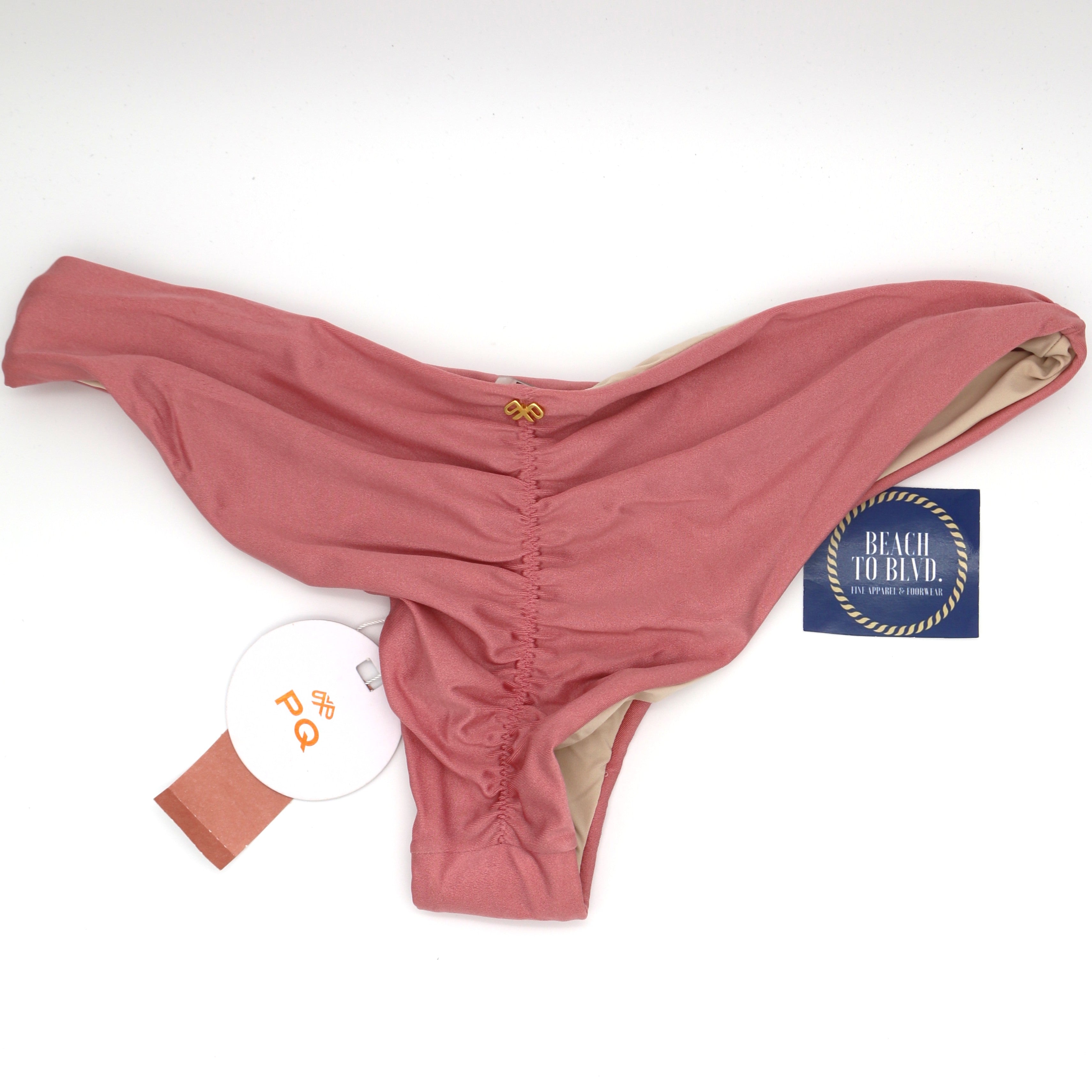 PQ Swim Basic Ruched Bikini Bottoms (PIK-211T)
