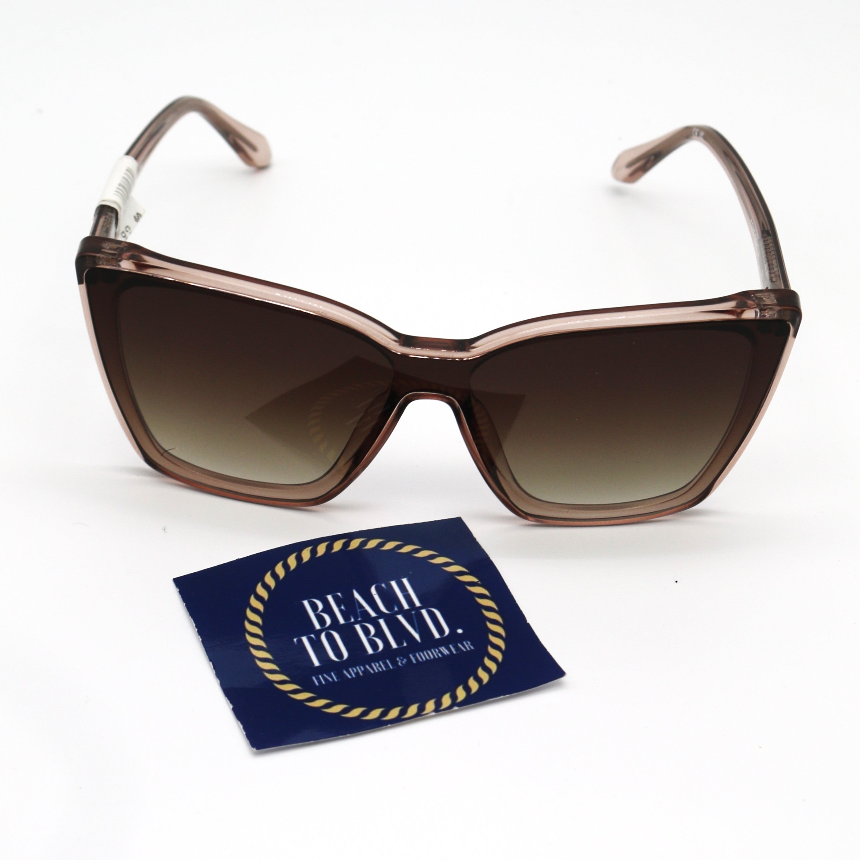 Quay Confidential Sunglasses- Doe Frame/Brown Lens