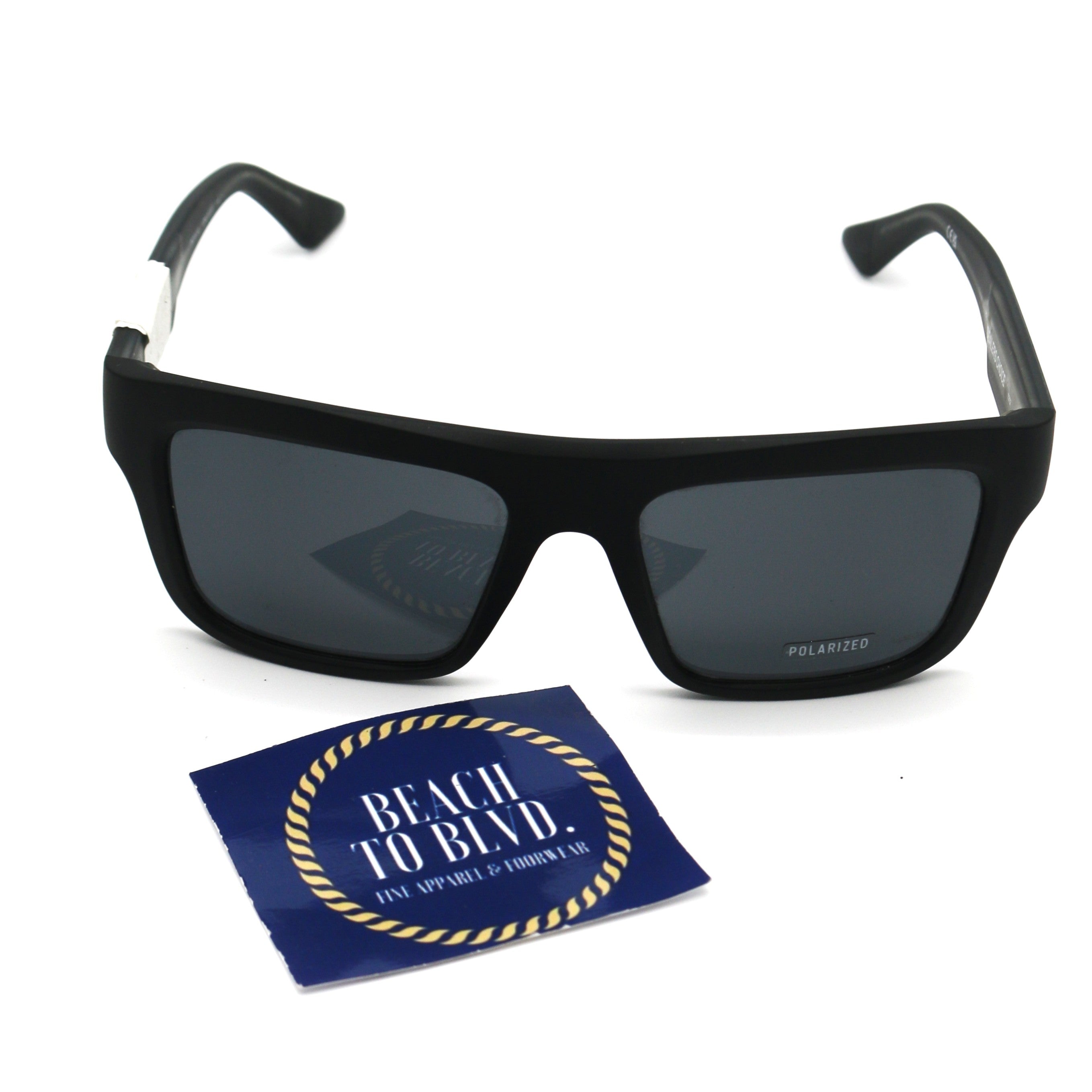 QUAY Dealers Choice Sunglasses - Matte Black/Black Polarized