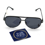 Quay High Key Mini Sunglasses- Black/ Smoke