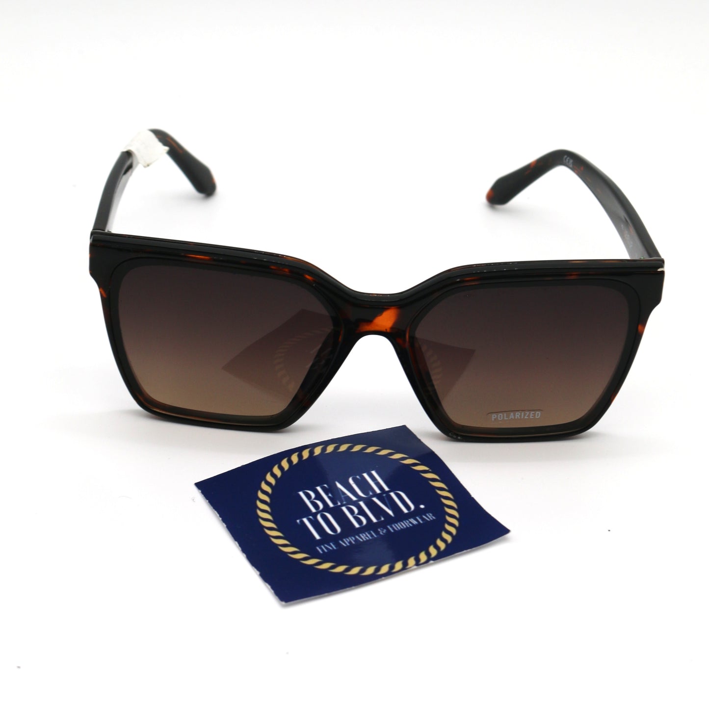 Quay LEVEL UP- Tortoise Frame / Smoke Taupe Polarized Lens