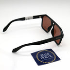 Quay Soundcheck Sunglasses-Black/Apricot Polarized