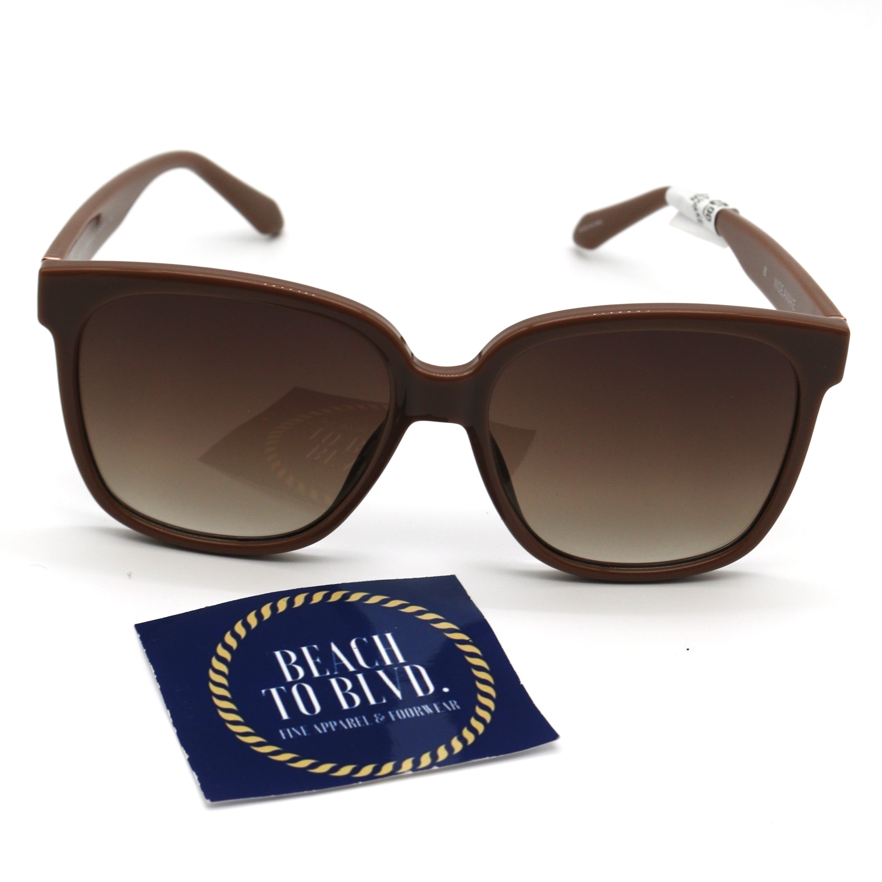 Quay  WIDE AWAKE- Oat Frame / Brown Lens