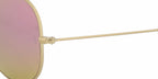 Ray-Ban RB3025 Metal Aviator- Matte Gold / Brown Mirror Fucsia Polarized Lens (112/1Q)