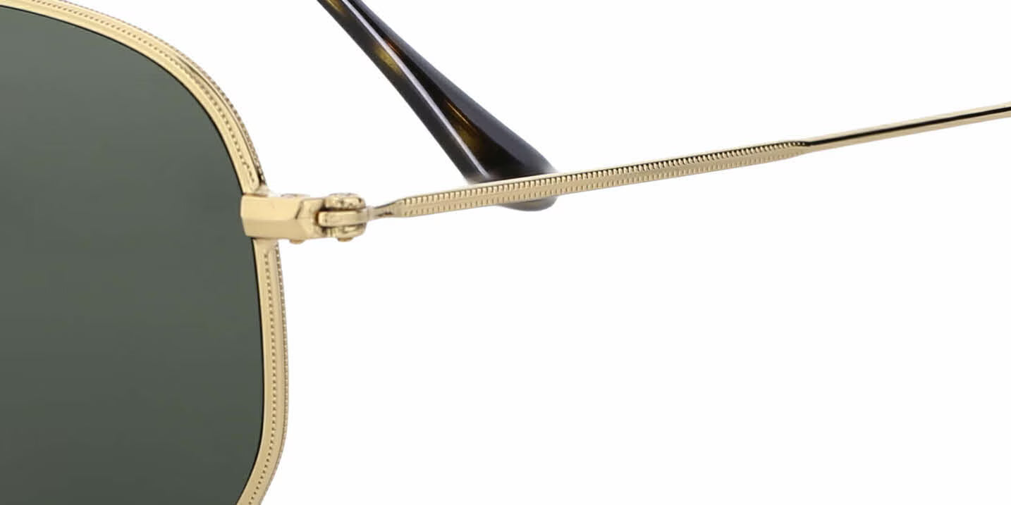Ray-Ban RB3548N Hexagonal-Gold / Green Lens (001)