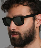Ray-Ban RB4165 Justin-Rubber Black / Grey Mirror Silver Lens (622/6G)