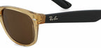 Ray-Ban RB2132 New Wayfarer- Honey / Crystal Brown Polarized Lens (945/57)