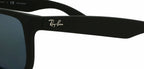 Ray-Ban RB4165 - Justin 622/2V Rubber Black/Blue 55