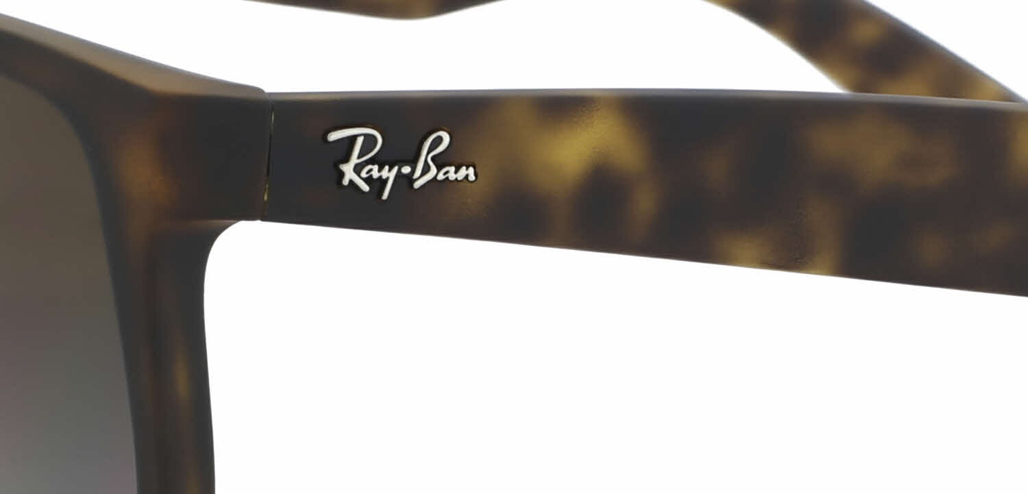 Ray-Ban RB4165 Justin- Matte Havana Rubber / Polarized Brown Gradient Lens (865/T5)