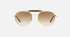 Ray-Ban RB3540 Sunglasses - Polished  Arista Gold Frame - Light Brown Gradient Lens