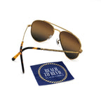 Ray-Ban RB3625 New Aviator- Gold / Silver/Brown (9196G5)