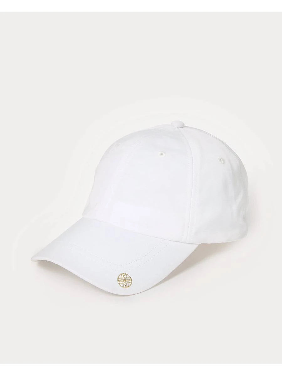 Lilly Pulitzer Solid Run Around Hat Resort White